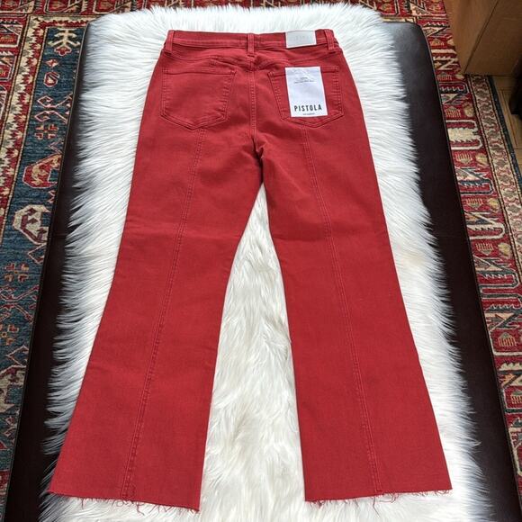 Pistola Rouge Lennon High Rise Crop Boot Jeans - Picture 9 of 11